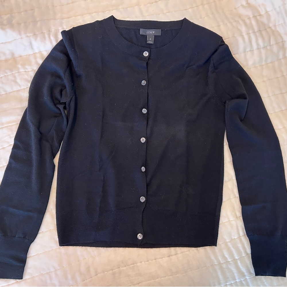 J.Crew Black Cardigan Sweater